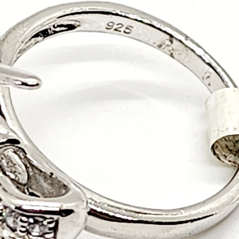Beautiful Sterling Silver Bow Ring NWT - Picture 7 of 8